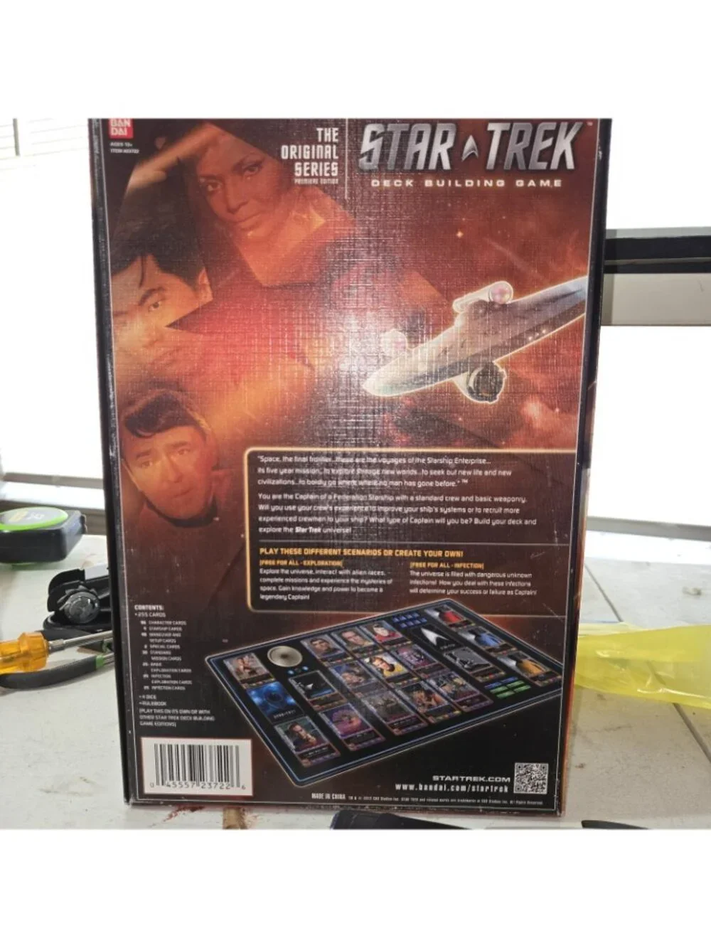 Star Trek Deck Building Game Original Series Bandai 2012 COMPLETE VGC
